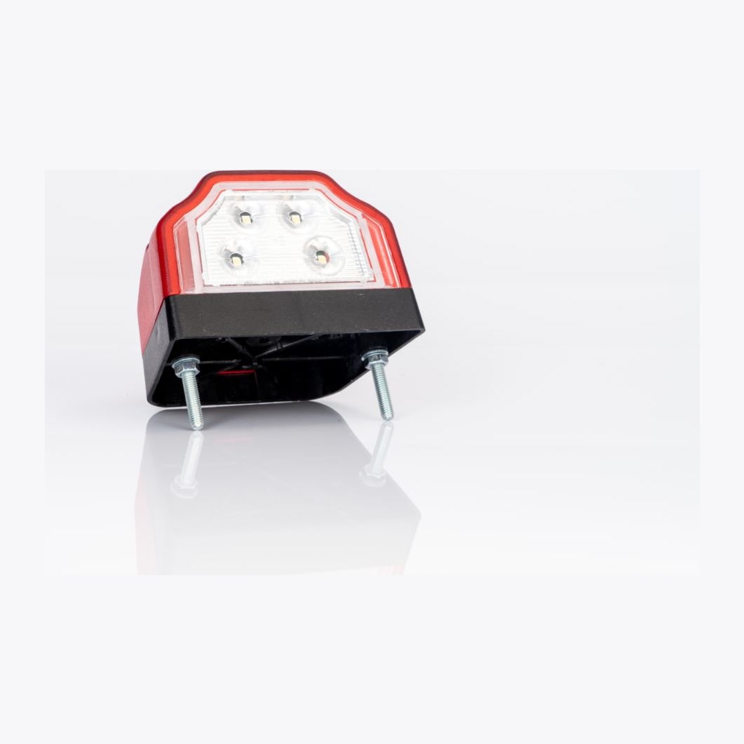 LED licence plate lamp, side marker, cable-free