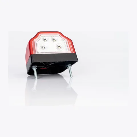 LED licence plate lamp, side marker, cable-free