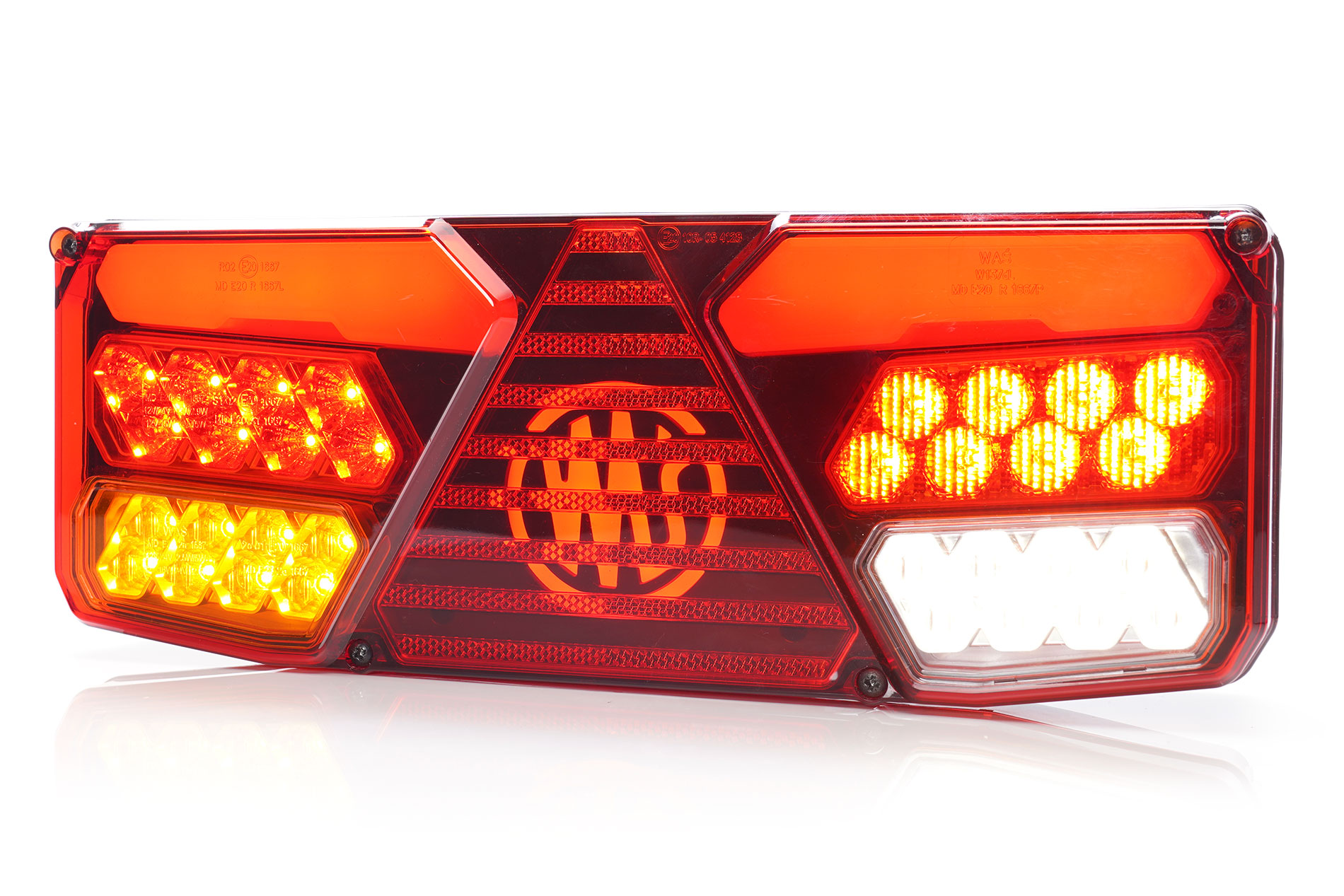 Multifunctional rear lamp W137D-LOGO