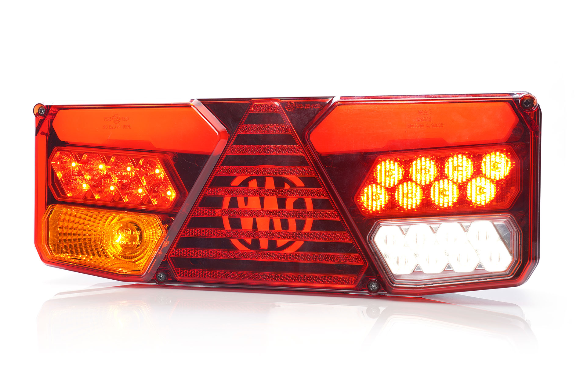 Multifunctional rear lamp W137DŻ-LOGO