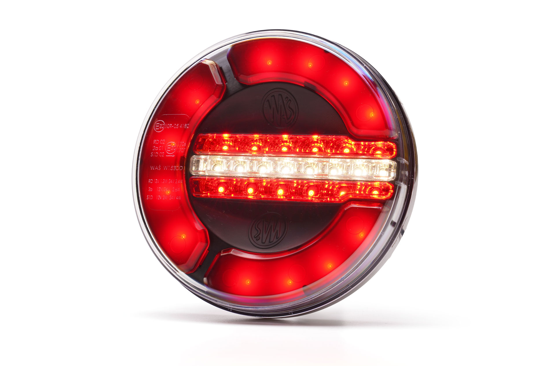 LED multifunctional rear lamp 1130 12F BLACK WAS / 1130 12F BLACK WAS ADR W154-BLACK
