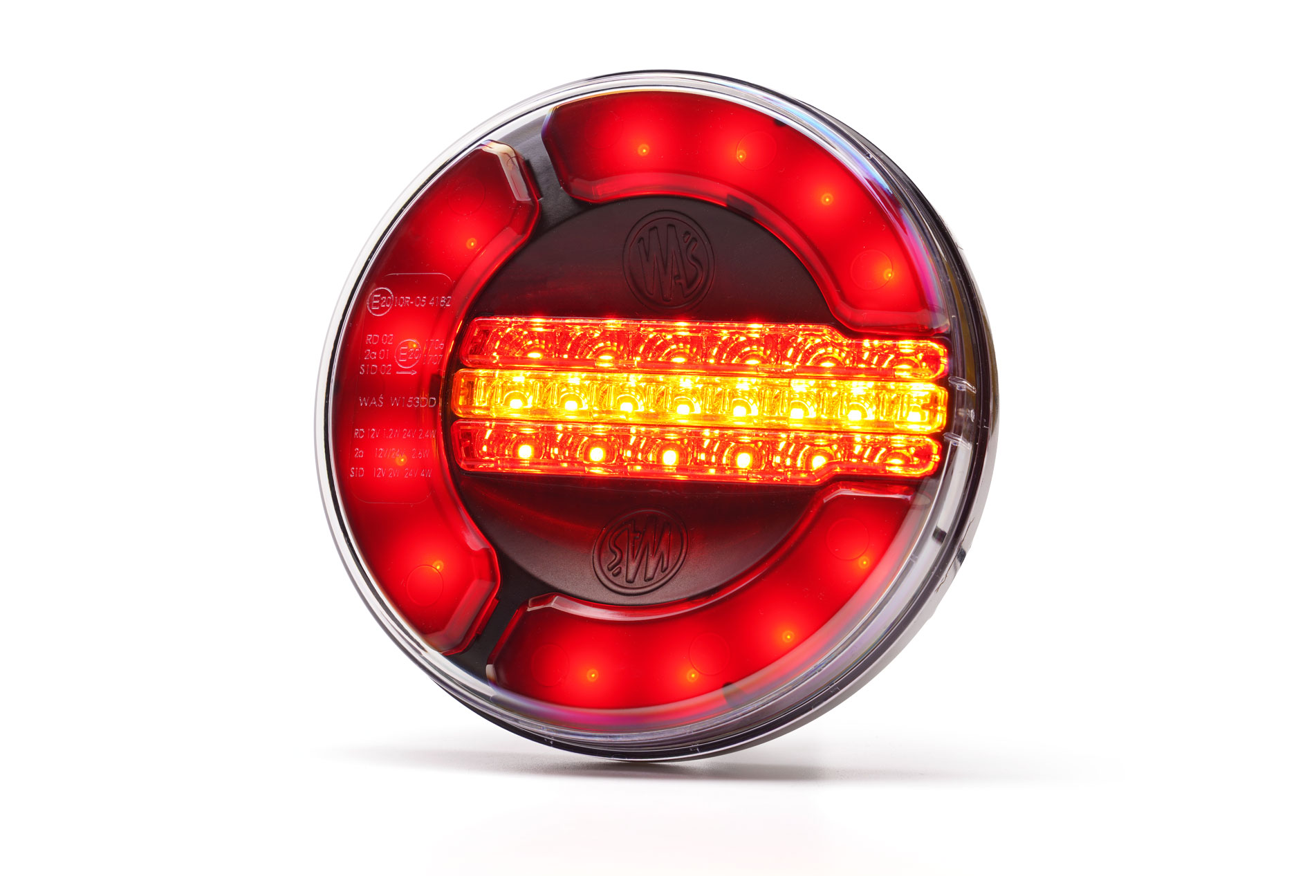 LED multifunctional rear lamp 1128 BLACK / 1128 BLACK ADR