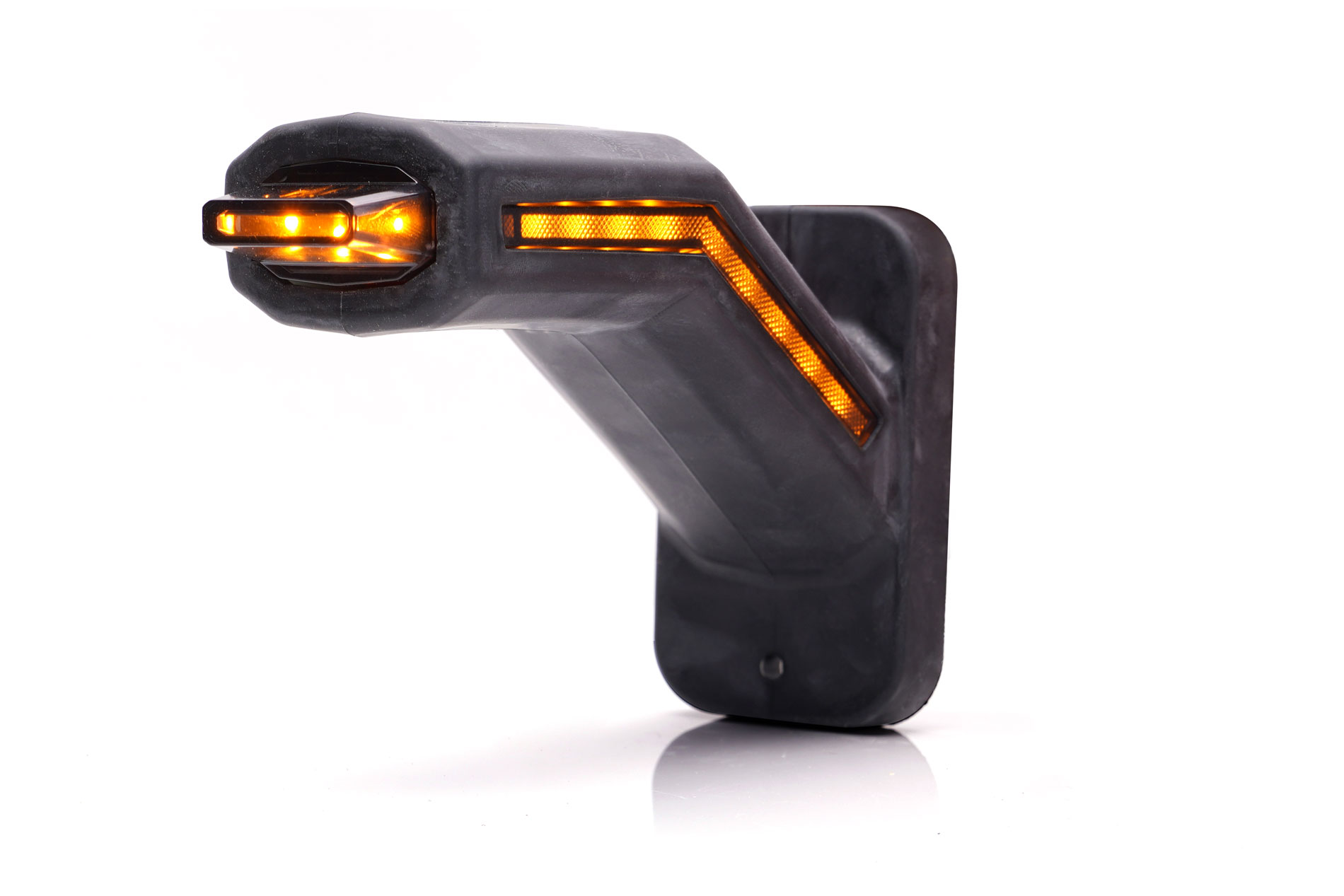 Front-rear end-outline and side marker lamp with side indicator 2085 L DARK W26923