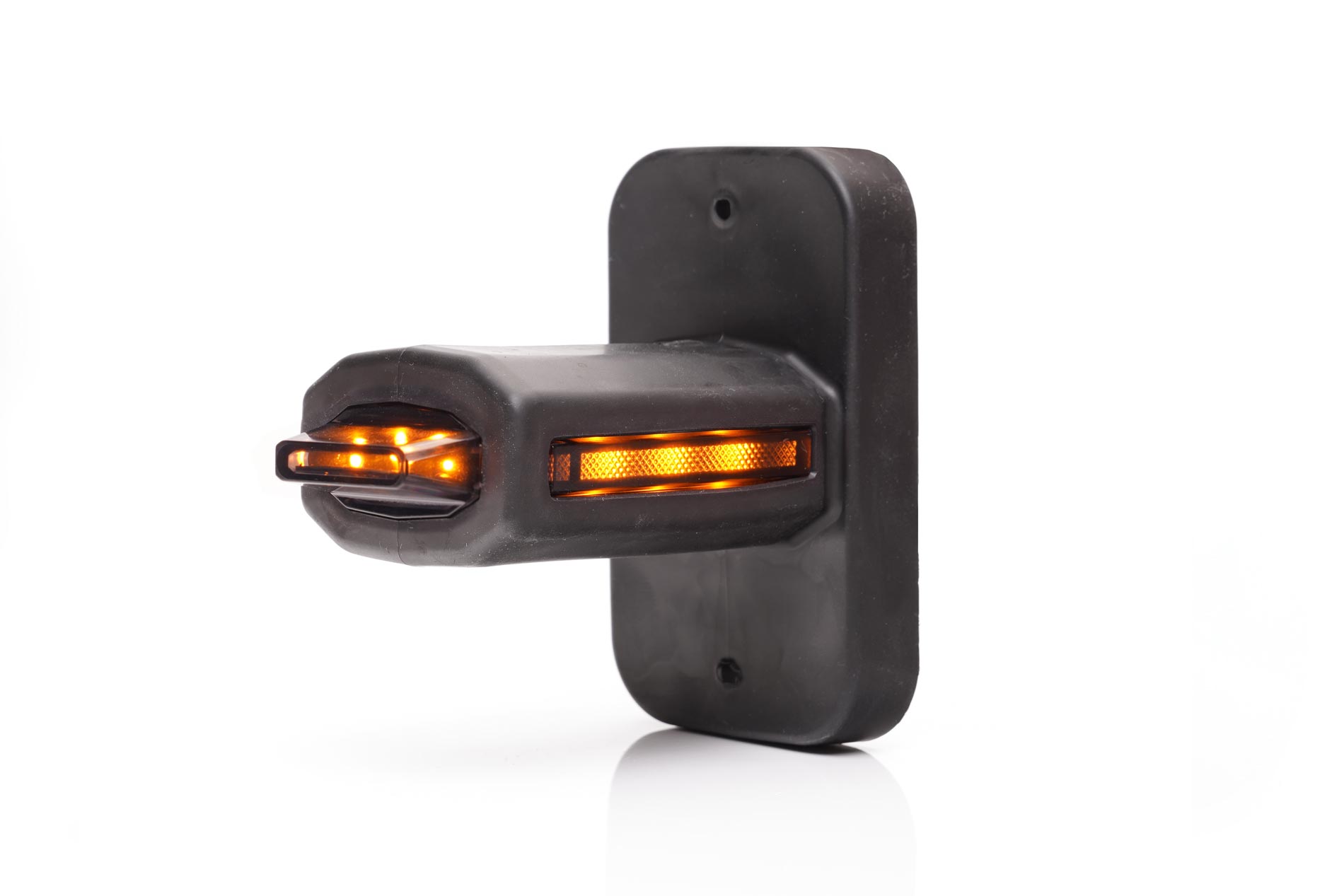 Front-rear end-outline and side marker lamp with side indicator 2091 L DARK W26933