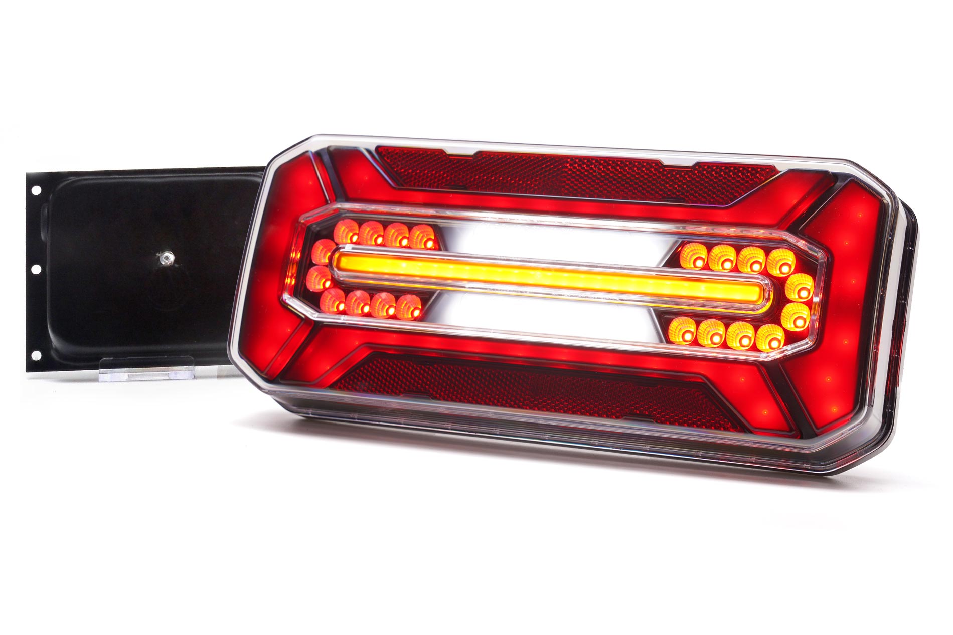Multifunctional rear lamp 1290 L/P BLACK O12 W185-BLACK