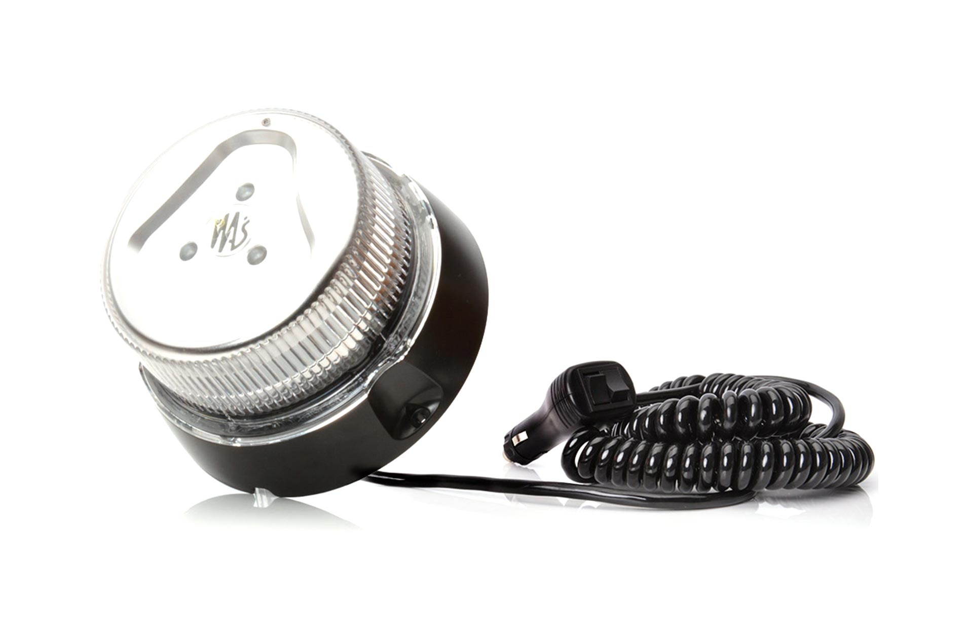 Beacon (8 programs, clear lens, magnet mount, spiral cable 3m with cigarette lighter plug) 853.7 8537