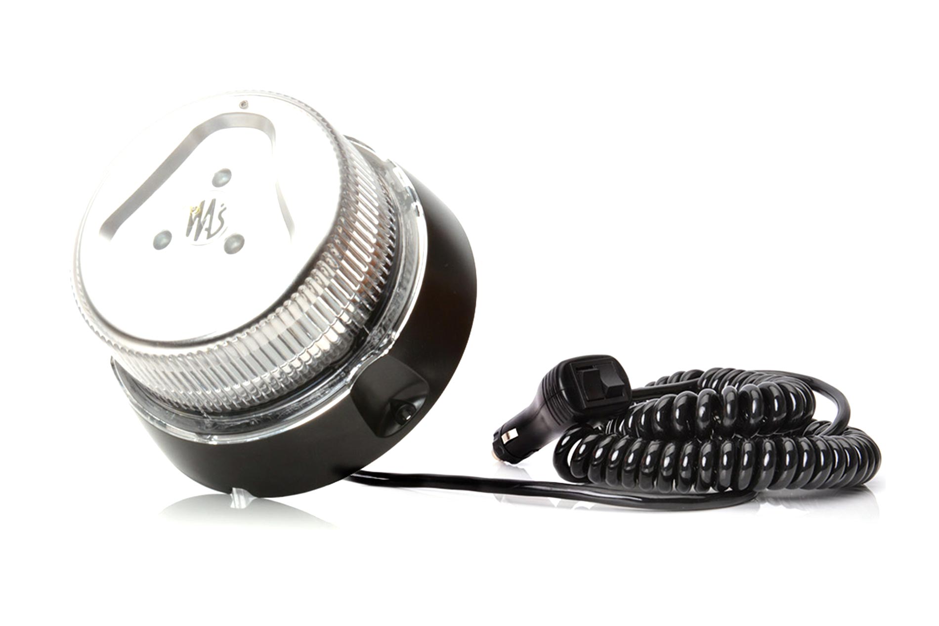 Beacon (8 programs, clear lens, magnet mount, spiral cable 3m with cigarette lighter plug) 854.7 8547