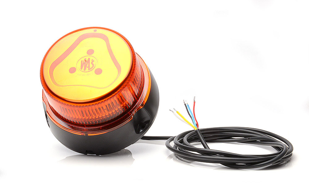 Beacon, amber (1 program, amber lens, tube mount, round cable 3m) 866.6DSYNC / 866.6DSYNC ADR