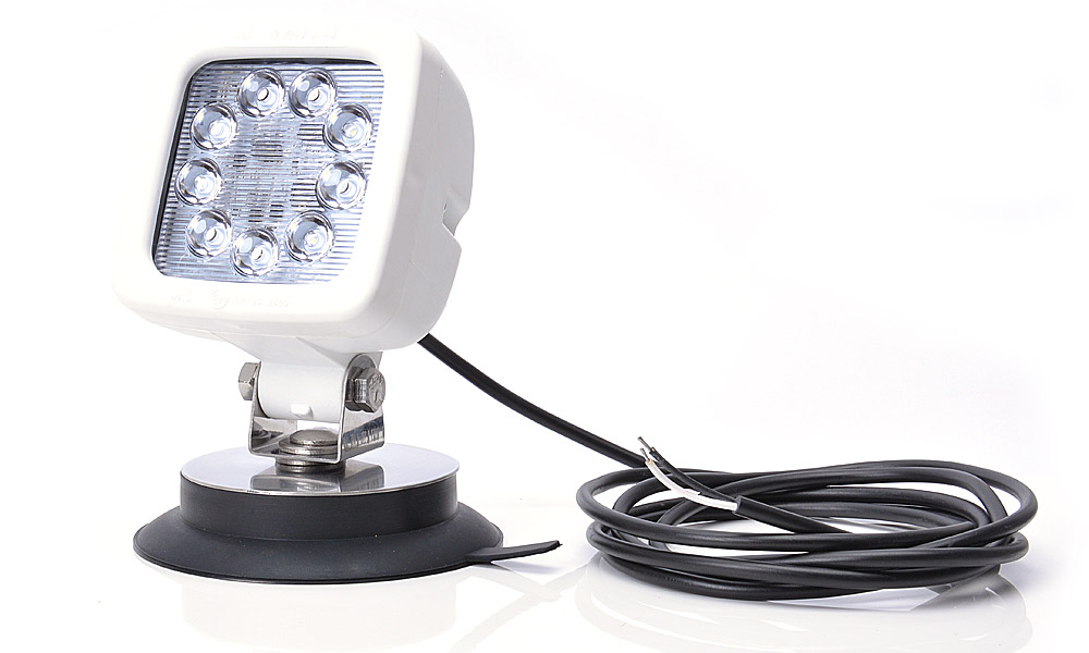 9LED-arbetslampa med strömbrytare (magnetfäste, rund kabel 2,5m) 688.1 6881