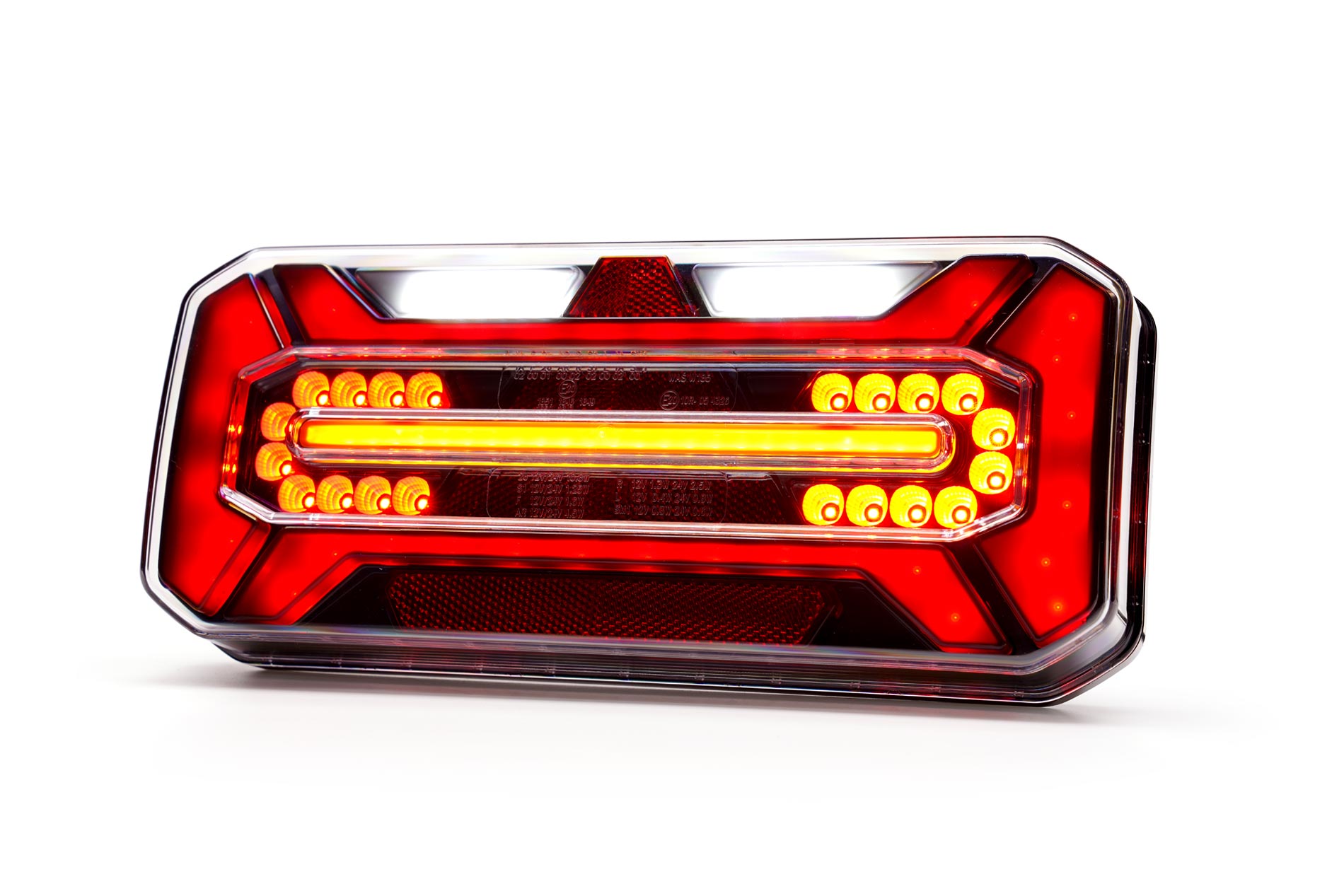 Multifunctional rear lamp 1266 L BLACK TYCO