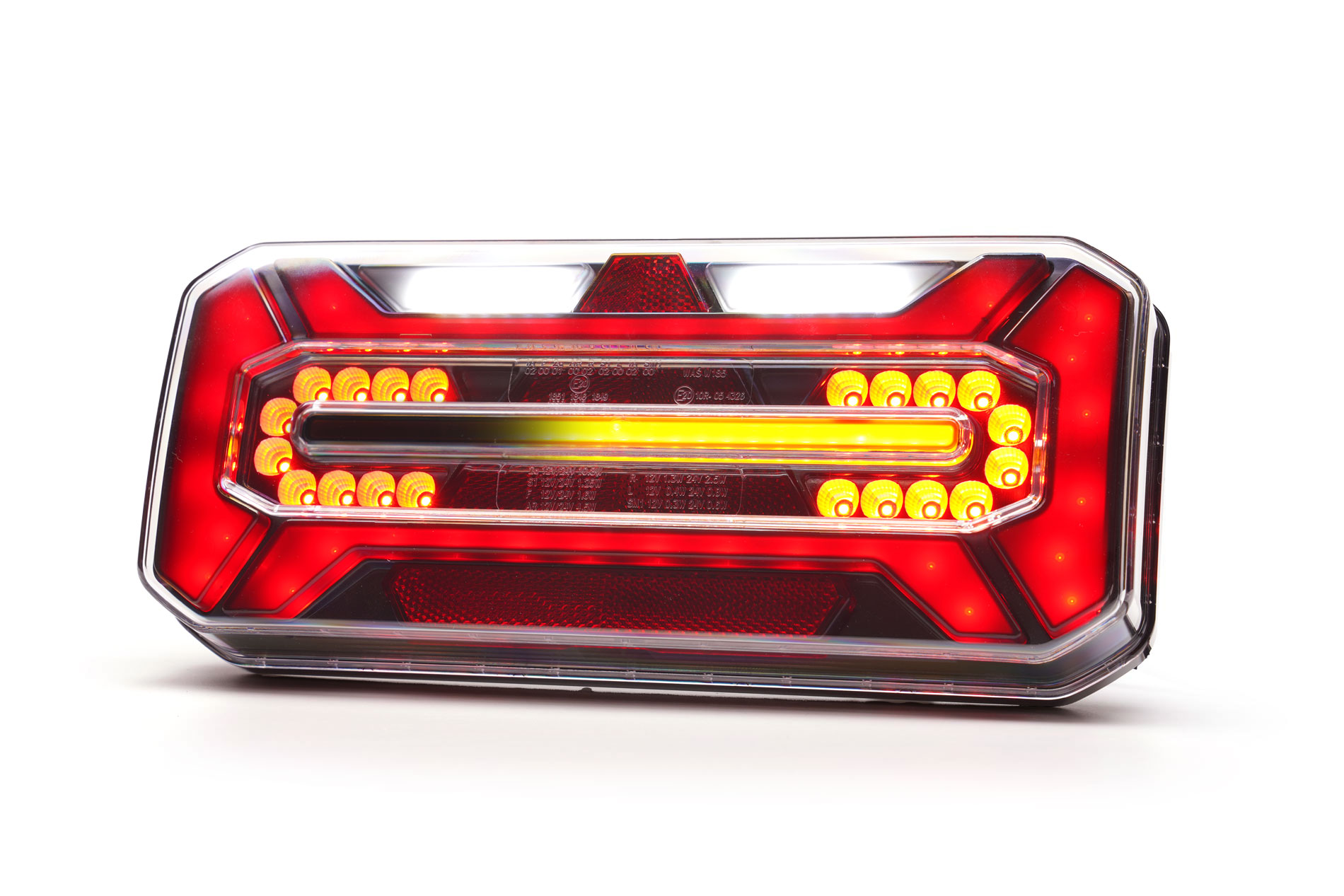 Multifunctional rear lamp 1278 DD L BLACK WAS7